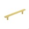 Hickory Hardware Maven Collection Pull 5-1/16 Inch 128mm Center to Center Brushed Golden Brass Finish H078780BGB - alternate 2